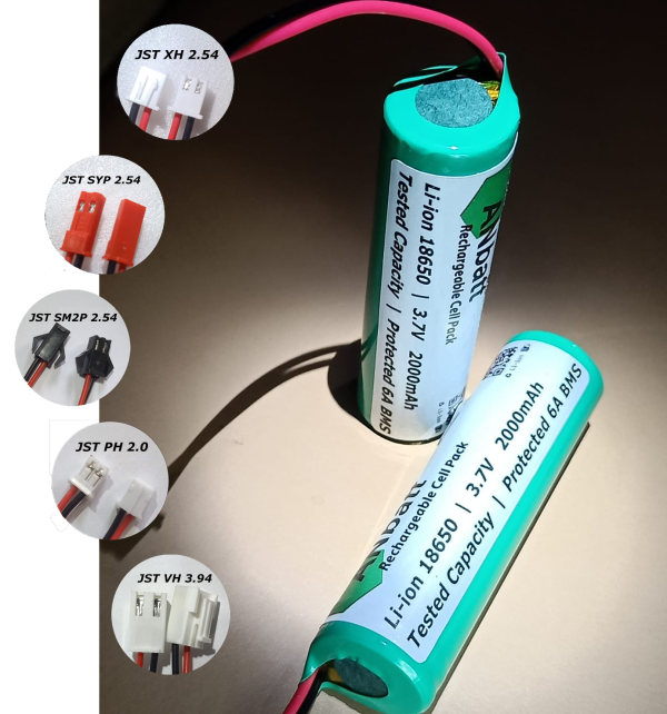 S1 18650 Li-Ion Battery Pack | 3.7V   2000 mAh |